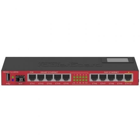 SWITCH ROUTER MIKROTIK RB2011UIAS-IN 11 PUERTOS/ RJ45 10/100/1000/ SFP/ POE