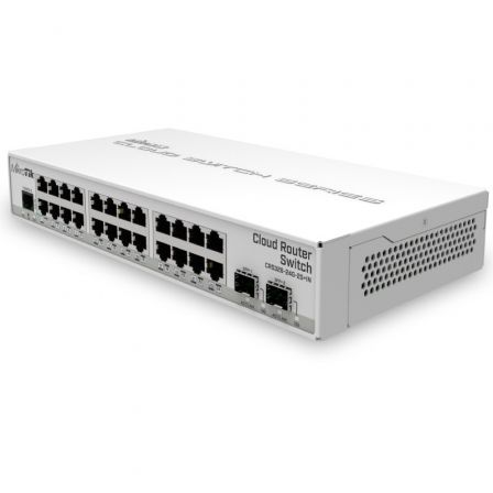 SWITCH MIKROTIK CRS326-24G-2S+IN 26 PUERTOS/ RJ45 10/100/1000/ SFP+/ POE