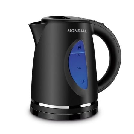 HERVIDOR DE AGUA MONDIAL CE-05 HOT KETTLE - 2200W - BASE GIRATORIA 360 - JARRA 1.7L - FILTRO EXTRAIBLE