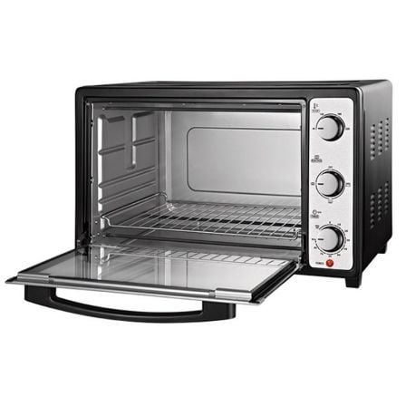 MINI HORNO / TOSTADOR MONDIAL FR19 - 1800W - 48L - TEMPORIZADOR 90 MIN - DOBLE CRISTAL - BANDEJA Y REJILLA EXTRAIBLES