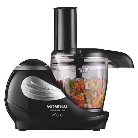 PROCESADOR ALIMENTOS MONDIAL MP02 LETS COOK PREMIUM PROCESSOR - 160W - 0.31L - 6 FUNCIONES - BOTON PULSE - PU+ACERO INOX