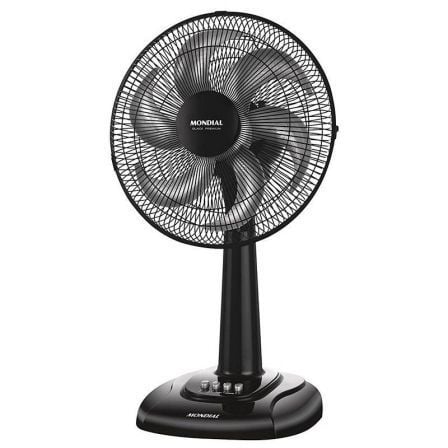 VENTILADOR DE SOBREMESA MONDIAL V63 TURBO FAN - 40W - 6 ASPAS - 30CM - 3 VELOCIDADES - OSCILANTE - SILENCIOSO