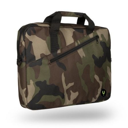 MALETIN MONRAY GINGER PARA PORTATILES HASTA 15.6"/ CINTA PARA TROLLEY/ CAMUFLAJE EJERCITO