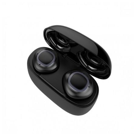 AURICULARES BLUETOOTH MUVIT TRUE WIRELESS MUHPH0123 CON ESTUCHE DE CARGA/ AUTONOMIA 4H/ NEGRO