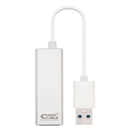 ADAPTADOR USB 3.0 - RJ45 NANOCABLE 10.03.0401/ 1000MBPS | Adaptadores usb