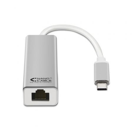 ADAPTADOR USB TIPO-C - RJ45 NANOCABLE 10.03.0402/ 1000MBPS | Adaptadores usb