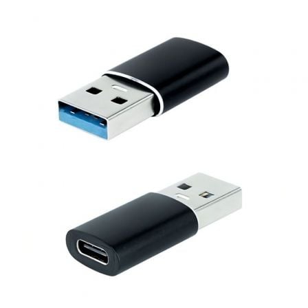 ADAPTADOR USB 3.1 NANOCABLE 10.02.0012/ USB MACHO - USB TIPO-C HEMBRA