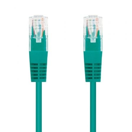 CABLE DE RED RJ45 UTP NANOCABLE 10.20.0100-GR CAT.5E/ 50CM/ VERDE