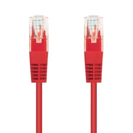 LATIGUILLO DE RED NANOCABLE 10.20.0100-R - RJ45 - UTP - CAT5E - 0.5M - ROJO