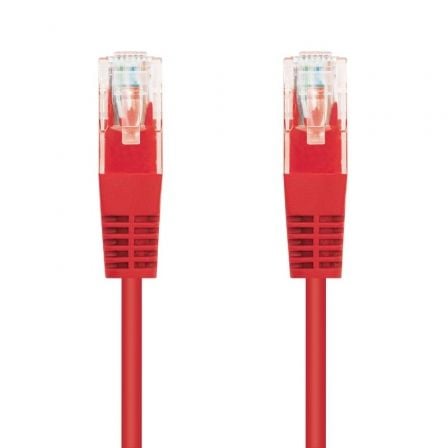 CABLE DE RED RJ45 UTP NANOCABLE 10.20.0102-R CAT.5E/ 2M/ ROJO | Cables de red + 2 mt