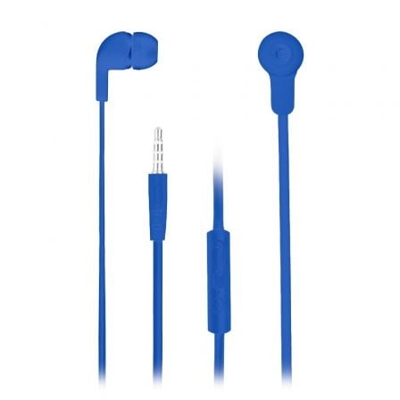AURICULARES INTRAUDITIVOS NGS CROSS SKIP/ CON MICROFONO/ JACK 3.5/ AZULES