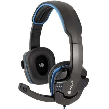 AURICULARES GAMING CON MICROFONO NGS GHX-505/ JACK 3.5/ AZUL