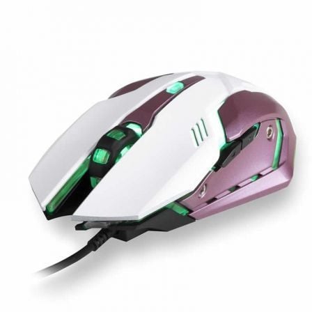 RATON GAMING NGS GMX-100/ HASTA 2400DPI/ ROSA