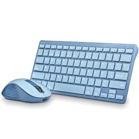 TECLADO Y RATON INALAMBRICOS NGS FANTASY KIT BLUE/ AZUL