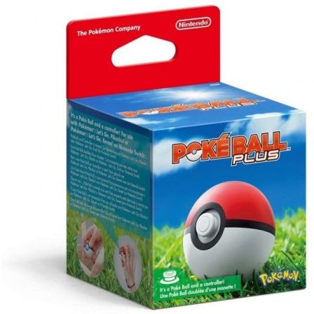 POKEBALL PLUS PARA NINTENDO SWITCH - INCLUYE POKEMON MEW - VIBRACION - SONIDO - ACELEROMETRO - GIROSCOPIO - BAT.220MAH | Accesorios nintendo