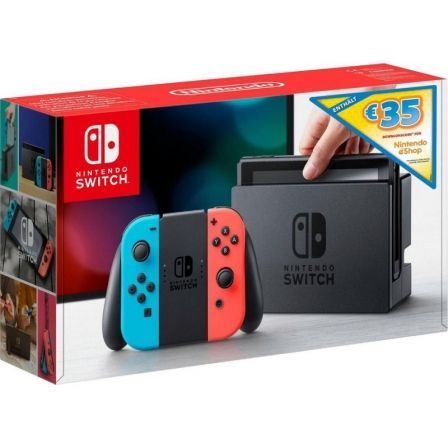 CONSOLA NINTENDO SWITCH RED&BLUE + CUPON 35 EUROS NINTENDO E-SHOP