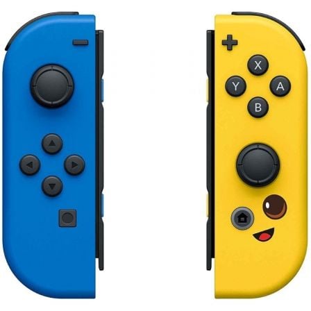 MANDOS INALAMBRICOS NINTENDO JOY-CON EDICION FORTNITE PARA NINTENDO SWITCH/ AZUL Y AMARILLO/ INCLUYE 500 PAVOS Y CODIGO DESCARGA