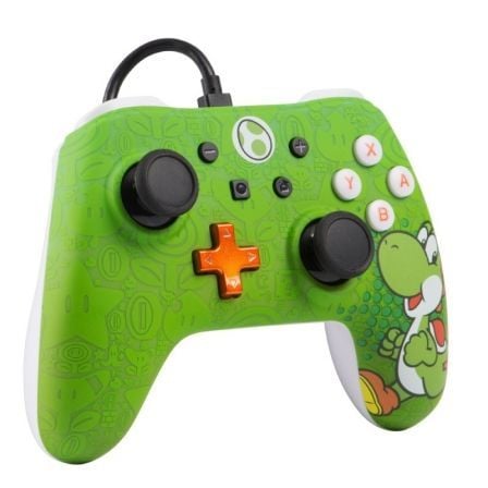 MANDO WIRED CONTROLLER NINTENDO SWITCH SUPER MARIO YOSHI - USB 2.0 - 1.8M