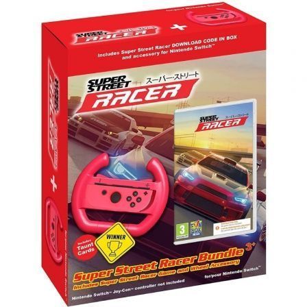 JUEGO PARA CONSOLA NINTENDO SWITCH SUPER STREET RACER/ INCLUYE VOLANTE