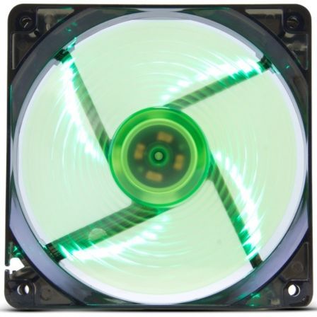 VENTILADOR NOX COOLFAN 120 LED/ 12CM/ VERDE