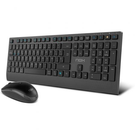 TECLADO Y RATON INALAMBRICOS NOX LITE DUO