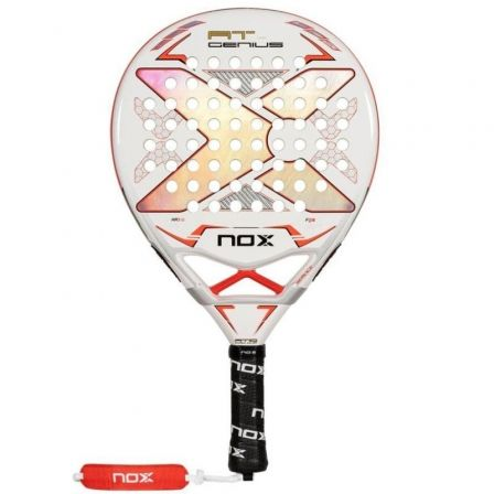 PALA DE PADEL NOXSPORT AT PRO CUP 2024/ BLANCA Y NARANJA