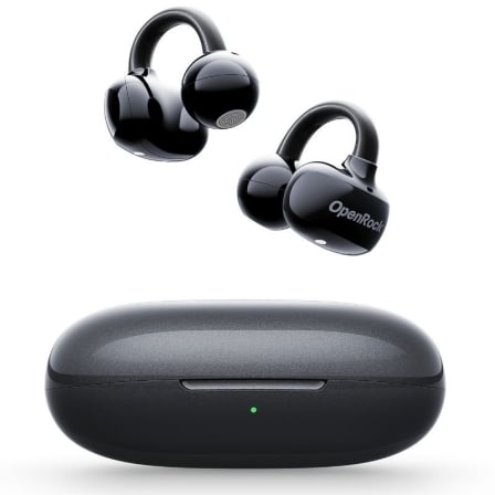 AURICULARES DEPORTIVOS DE CONDUCCION AEREA OPENROCK E OPACE01 CON ESTUCHE DE CARGA/ AUTONOMIA 7H/ NEGROS