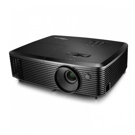 PROYECTOR PORTATIL DLP OPTOMA DS349 - SOPORTE FULL 3D - 3300 ANSI LUMENES - 20000:1 - 800 X 600 SVGA - HDMI - VGA - RS232 - ALTA