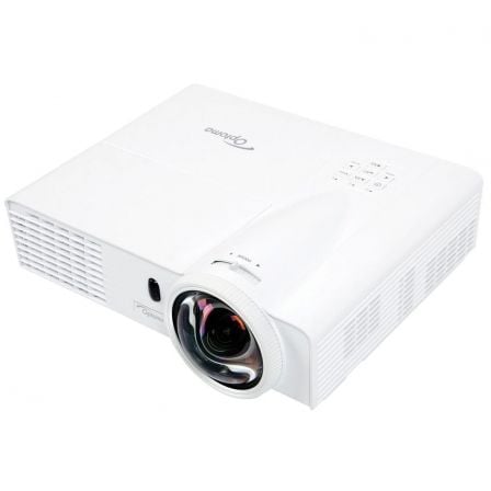 PROYECTOR CORTA DISTANCIA DLP OPTOMA GT760 FULL 3D HD READY 3400LM ANSI 20.000:1 1280X800 WXGA HDMI VGA BLANCO