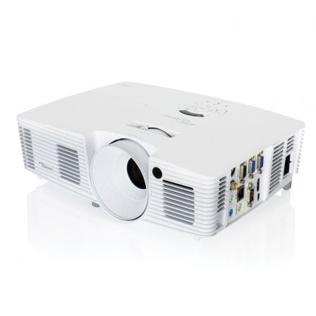 PROYECTOR DLP SOBREMESA OPTOMA W402 FULL 3D - 4500 ANSI - 20000:1 - 1280X800 - HDMI / VGA / USB - BLANCO