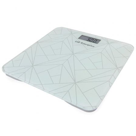 BASCULA DE BANO ORBEGOZO PB-2218 A/ HASTA 180KG/ BLANCA