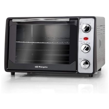 HORNO DE SOBREMESA ORBEGOZO HO 232 A - 1500W - CAPACIDAD 23L - 4 BARRAS CALEFACTORAS - BANDEJA + REJILLA + GANCHO PARA BANDEJA