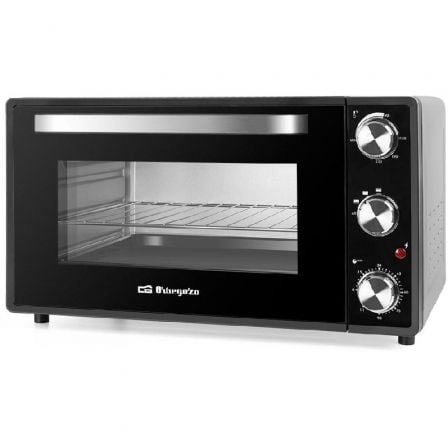 HORNO DE SOBREMESA ORBEGOZO HO 385/ 2000W/ CAPACIDAD 38L/ NEGRO