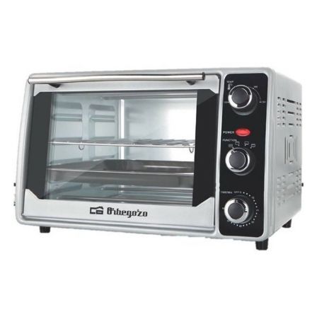 HORNO DE SOBREMESA ORBEGOZO HO-236 - 1500W - CAPACIDAD 23L - IDEAL PARA ASAR Y CALENTAR - PUERTA DOBLE CRISTAL - TEMPORIZADOR DE