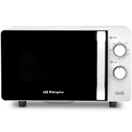 MICROONDAS ORBEGOZO MIG 2070 CE/ 700W/ CAPACIDAD 20L/ FUNCION GRILL/ BLANCO