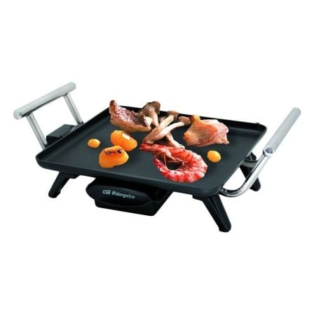 PLANCHA PARA ASAR ORBEGOZO TB 2207 - 1500W - SUPERFICIE 275*275MM - ANTIADHERENTE - ASAS TOQUE FRIO