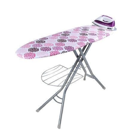 TABLA DE PLANCHAR ORBEGOZO TP-3500 - FABRICADA EN REJILLA ACERO - ALTURA REGULABLE 92CM - 122*38CM - FUNDA ALGODON - SOPORTE CEN | Tablas de planchar