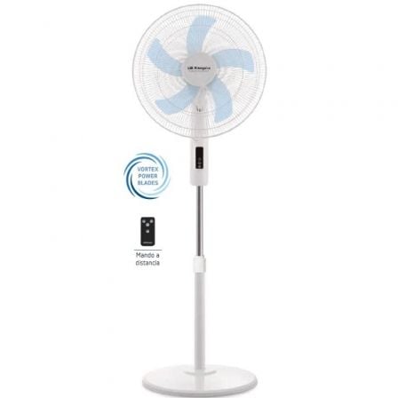 VENTILADOR DE PIE ORBEGOZO SF 1340 / 45W/ 5 ASPAS 40CM/ 3 VELOCIDADES