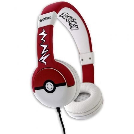 AURICULARES INFANTILES OTL POKEMON POKEBALL/ JACK 3.5/ ROJOS Y BLANCOS