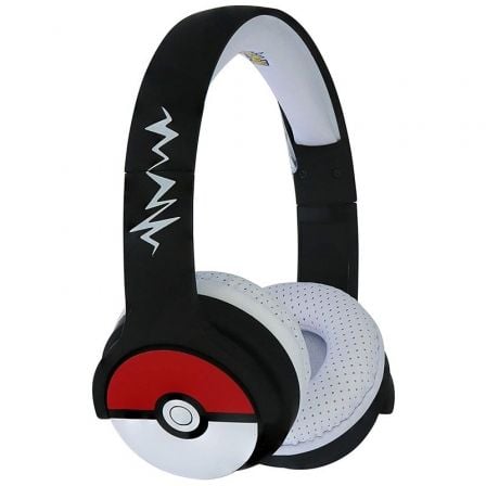 AURICULARES INALAMBRICOS INFANTILES OTL POKEMON POKEBALL/ CON MICROFONO/ BLUETOOTH/ NEGROS