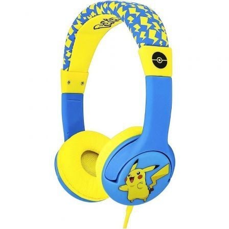 AURICULARES INFANTILES OTL POKEMON PIKACHU/ JACK 3.5/ AZULES Y AMARILLOS