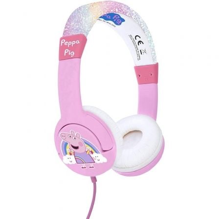 AURICULARES INFANTILES OTL PEPPA PIG/ JACK 3.5/ ROSAS