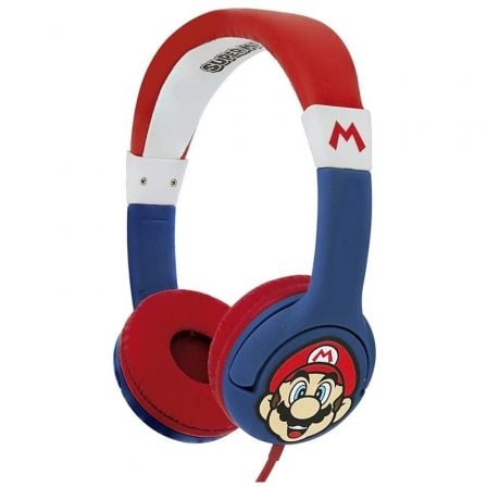 AURICULARES INFANTILES OTL SUPER MARIO/ JACK 3.5/ AZULES