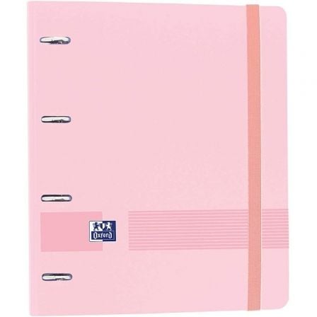 ARCHIVADOR CARPEBLOCK CON RECAMBIO OXFORD LIVE & GO EUROPEANBINDER 400131303/ A4+/ 100 HOJAS/ ROSA PASTEL