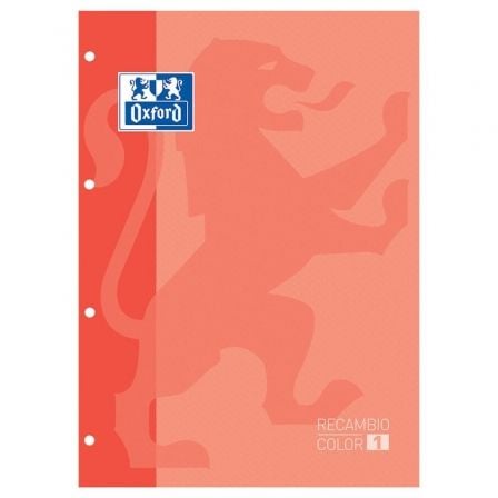 RECAMBIO DE CUADERNO OXFORD CLASSIC 400121584/ A4-A4+/ 80 HOJAS/ MELOCOTON