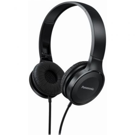 AURICULARES PANASONIC RP-HF100ME/ CON MICROFONO/ JACK 3.5/ NEGROS