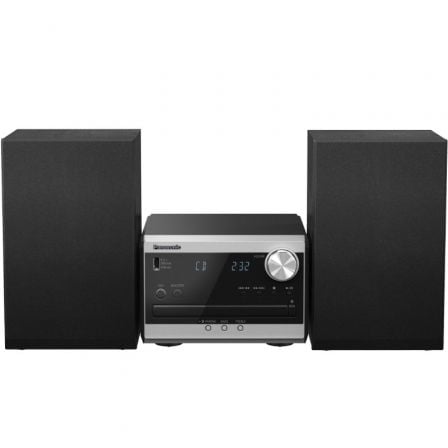 MICROCADENA CON BLUETOOTH PANASONIC SC-PM270/ 40W/ NEGRO Y PLATA