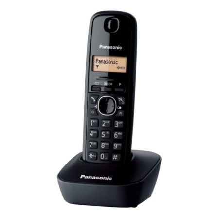 TELEFONO INALAMBRICO DECT PANASONIC KX-TG1611JTH NEGRO - IDENTIFICACION LLAMADAS- 50 MEMORIAS - PANTALLA LCD - POSIBILIDAD INSTA