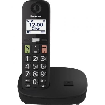 TELEFONO INALAMBRICO PANASONIC KX-TGU110/ NEGRO | Telefonos fijos e inalambricos dect