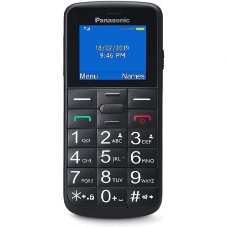 TELEFONO MOVIL PANASONIC KX-TU110EXB PARA PERSONAS MAYORES/ NEGRO